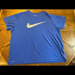 Blue Nike Dri-Fit T-shirt